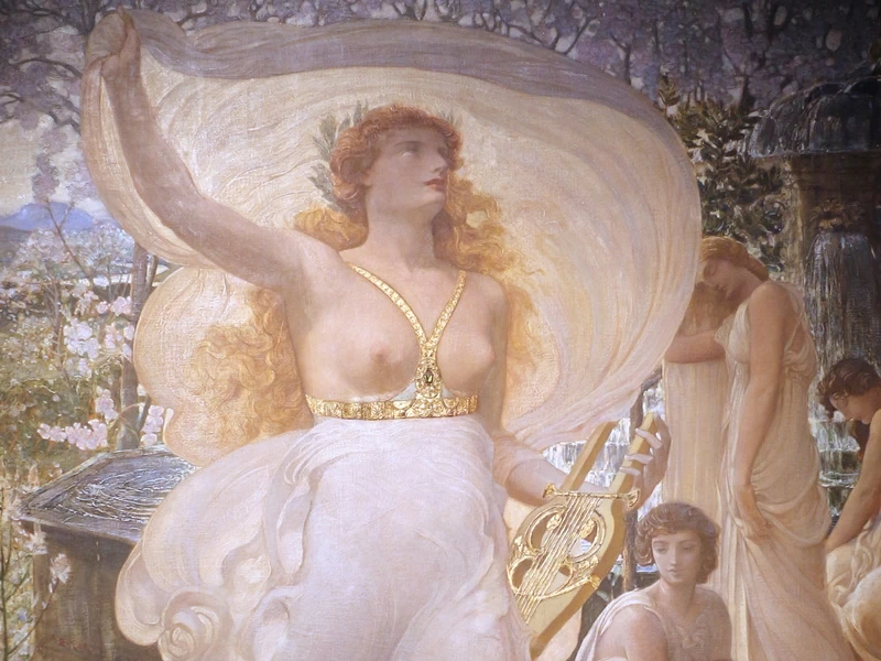 1874-Adolfo De Carolis - Le castalidi - Galleria Nazionale d'Arte Moderna e Contemporanea, Roma
